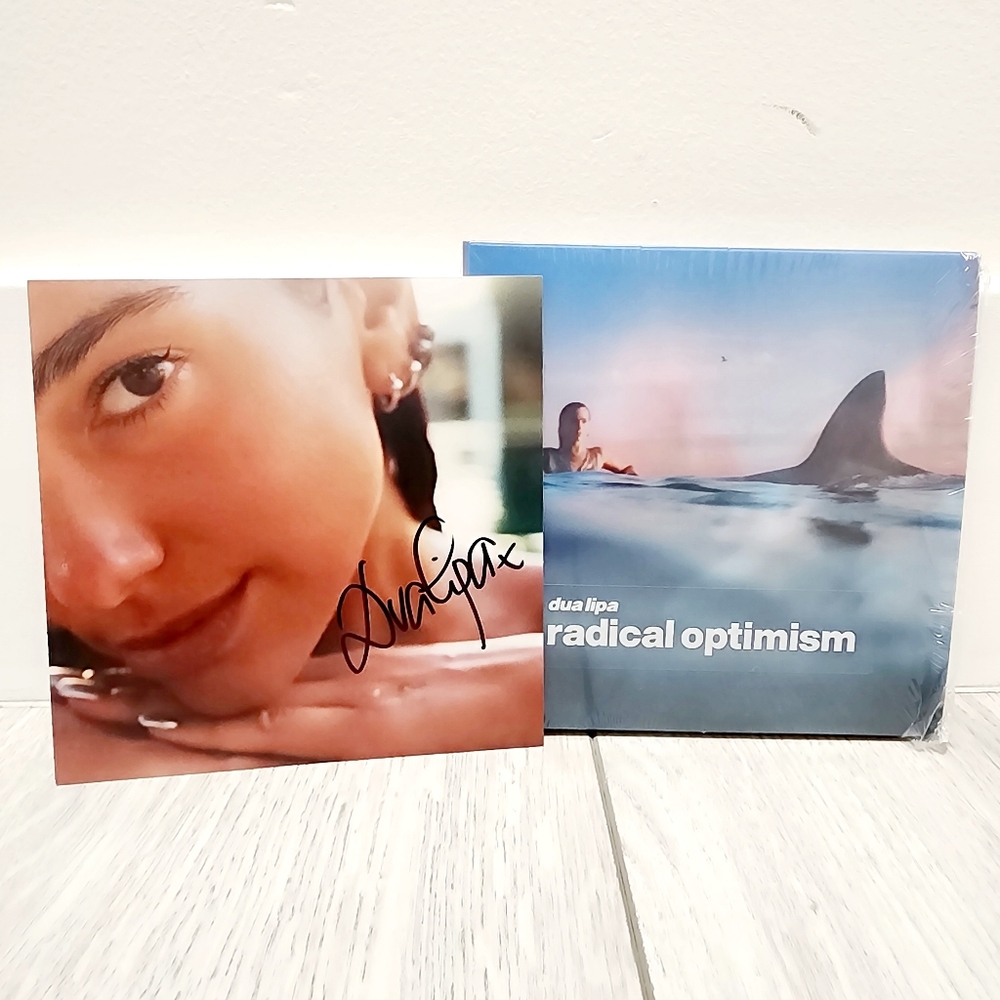 Dua Lipa Radical Optimism Lenticular CD + Hand Signed Art Card